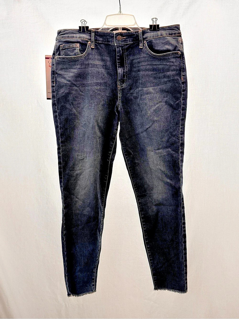 Jessica Simpson High Rise Skinny Ankle Jeans size 14